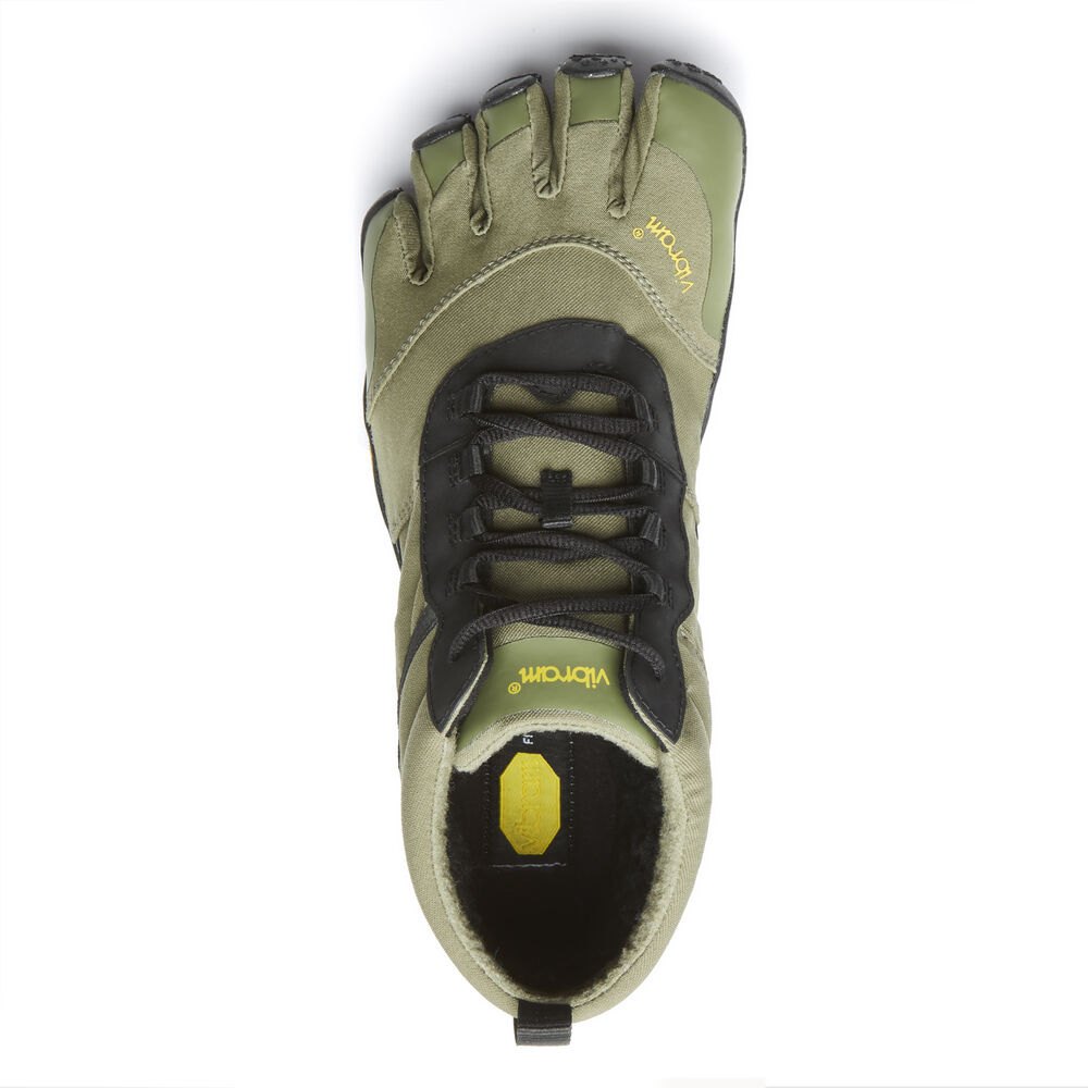 Vibram FiveFingers Heren V-Trek Insulated - Bergschoenen Olijfgroen - 286439BEZ